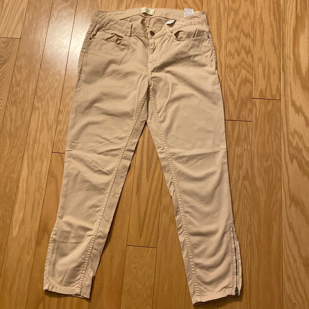 Zara women’s cotton cropped pants size 38